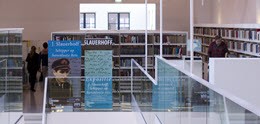 Übersicht über die „Grande Galerie“ in der Universitätsbibliothek Utrecht, Stadtzentrum