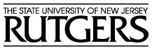 Rutgers, The State University of New Jersey, logo