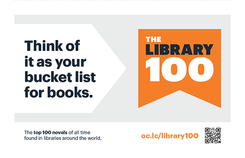Image: Library 100 table tent -- Bucket List