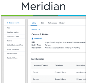 Screenshot: Meridian
