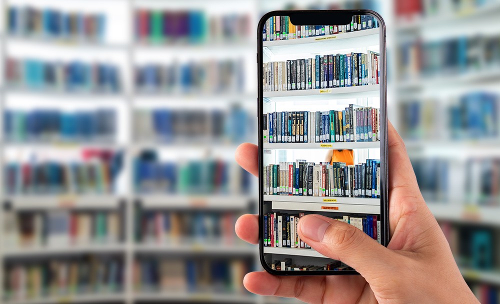 Abbildung: Smartphone-Services als Teil der modernen Bibliothek